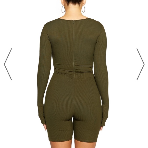 Naked wardrobe long sleeve snatched biker jumpsuit - Picture 4 of 5